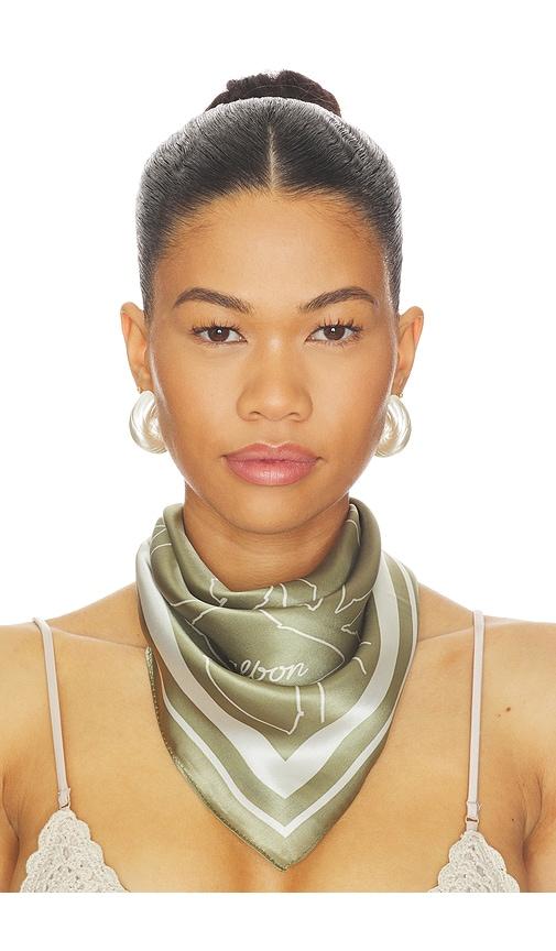 malbon clara scarf in sage.
