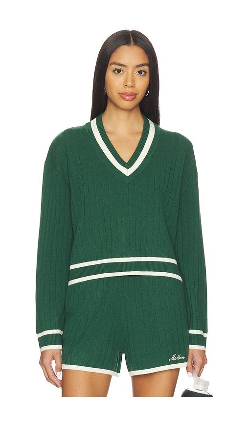 malbon willow sweater in dark green. - size s (also in xl)
