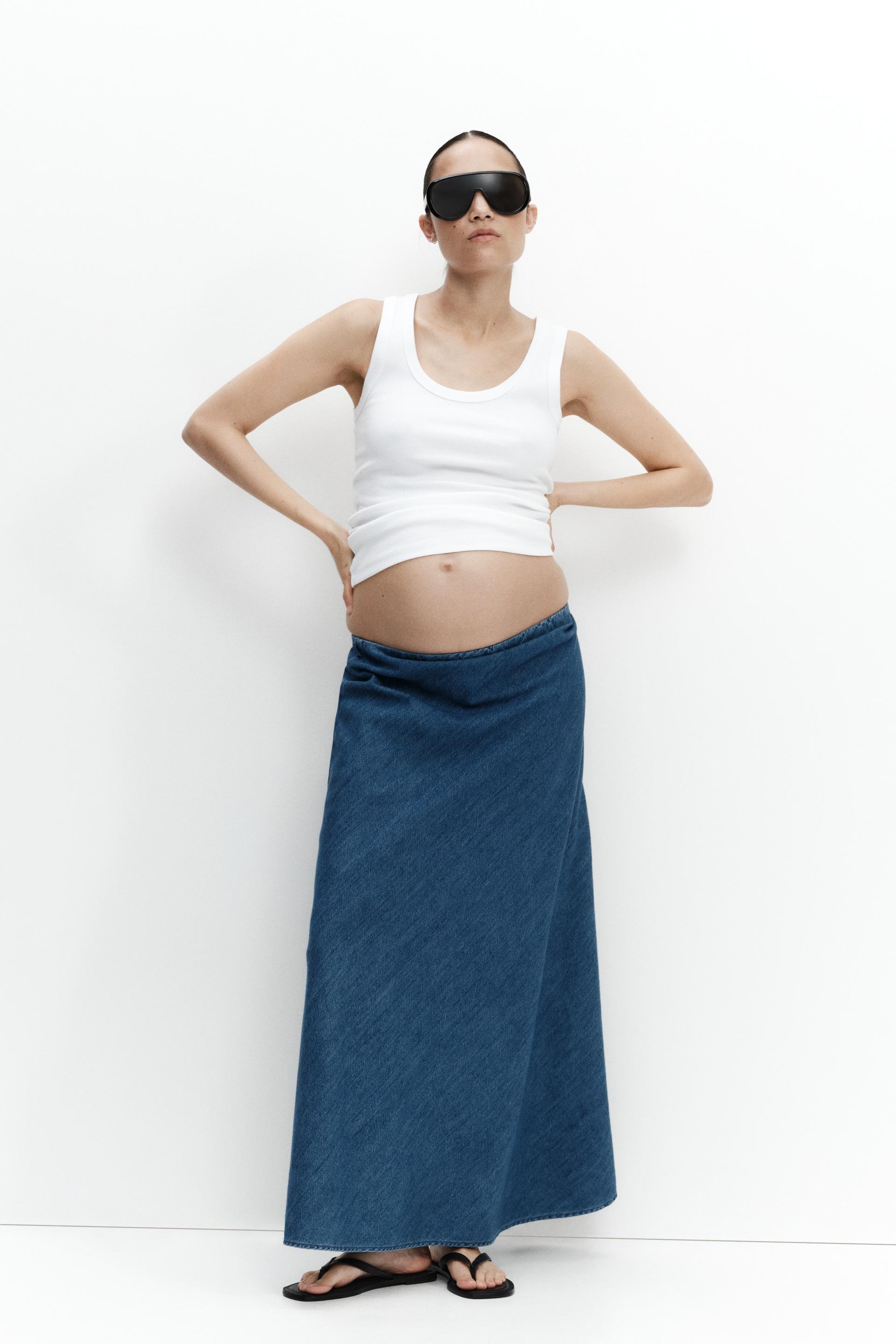 mama satin slip skirt