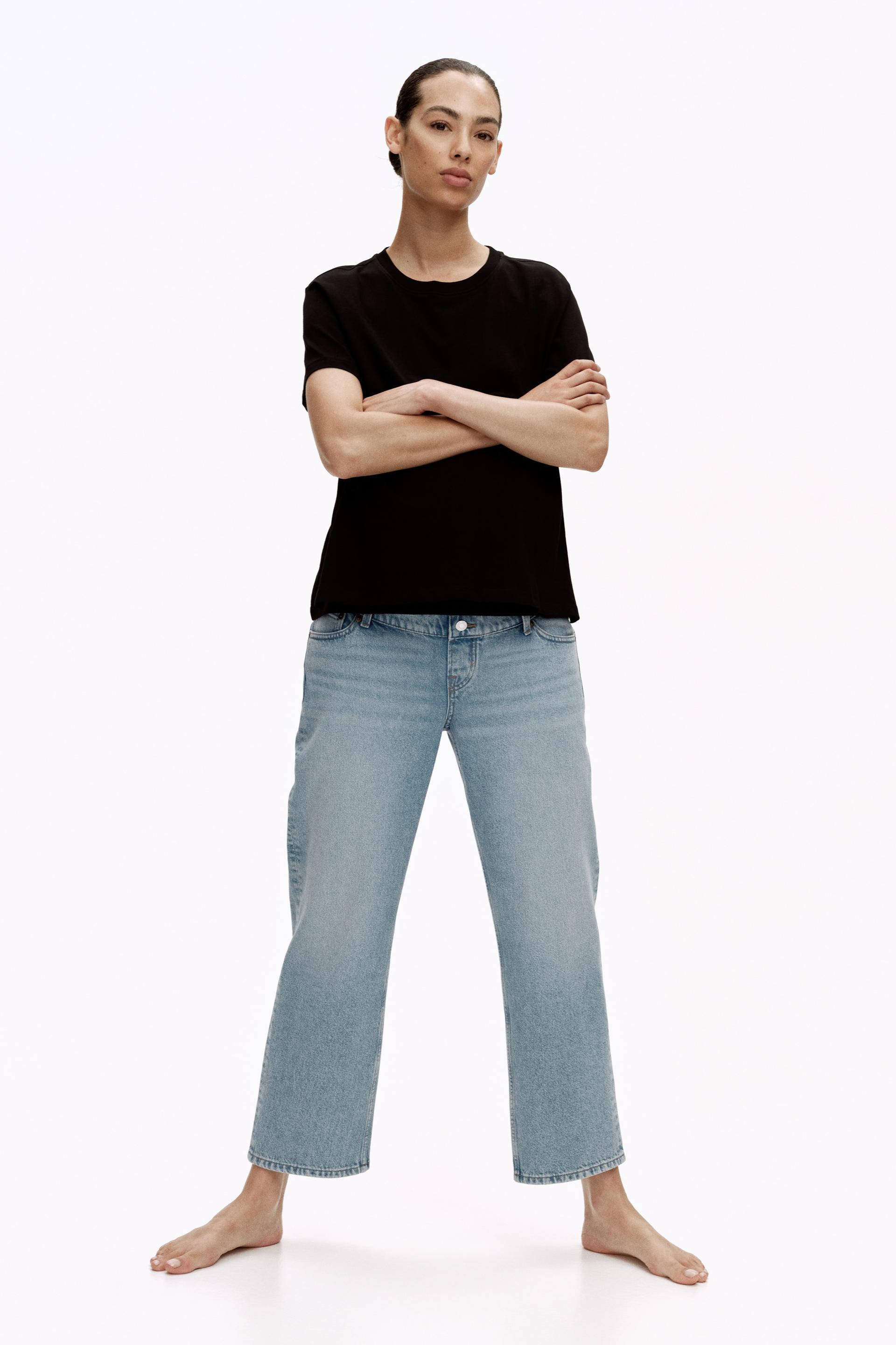 mama straight ankle jeans