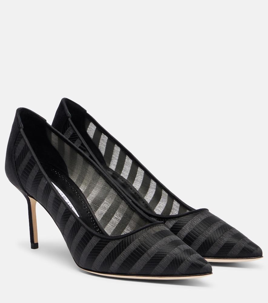 manolo blahnik bbla organza pumps