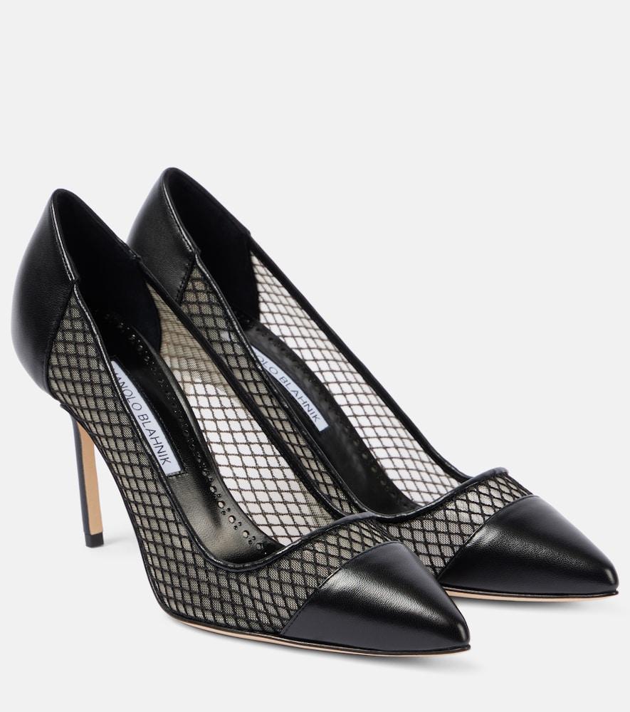 manolo blahnik capcour 90 pumps