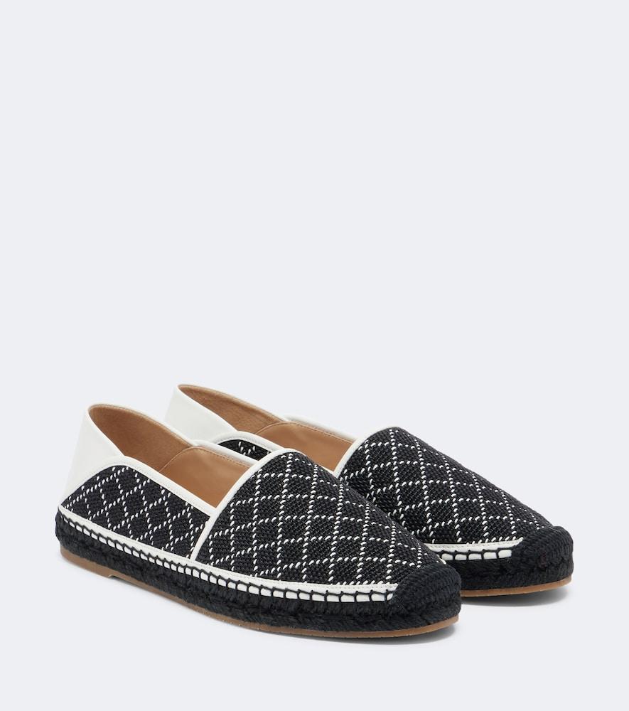 manolo blahnik espadra raffia-effect espadrilles