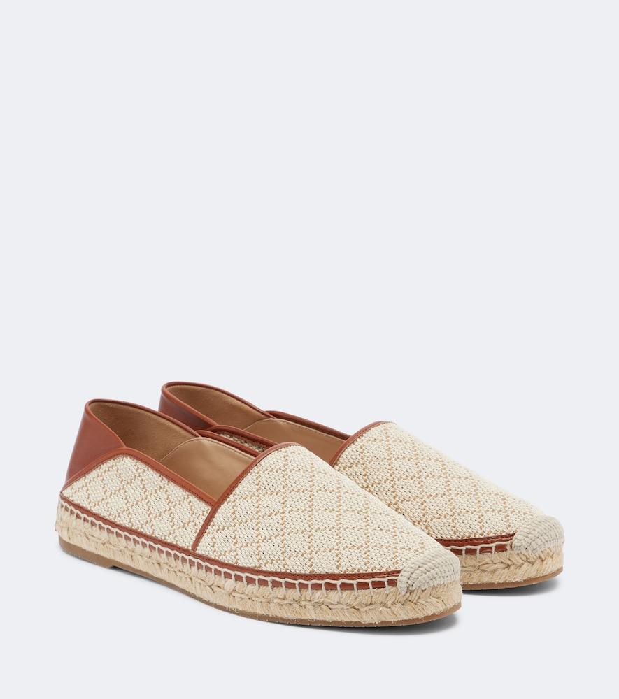 manolo blahnik espadra raffia-effect espadrilles