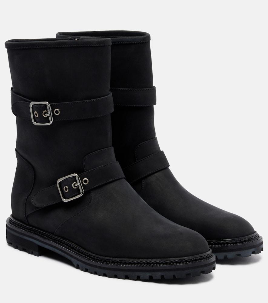 manolo blahnik sulaltrosa leather biker boots