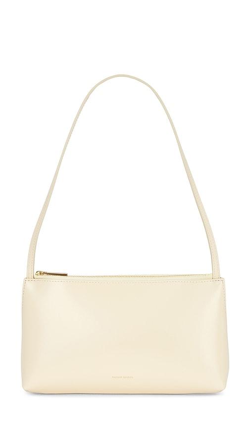mansur gavriel gaia shoulder bag in cream.