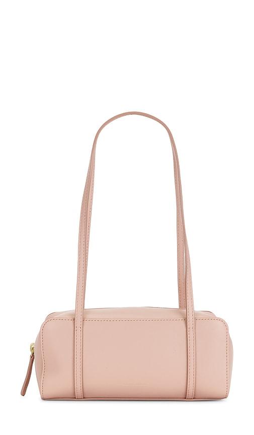 mansur gavriel mini filo shoulder bag in brown.