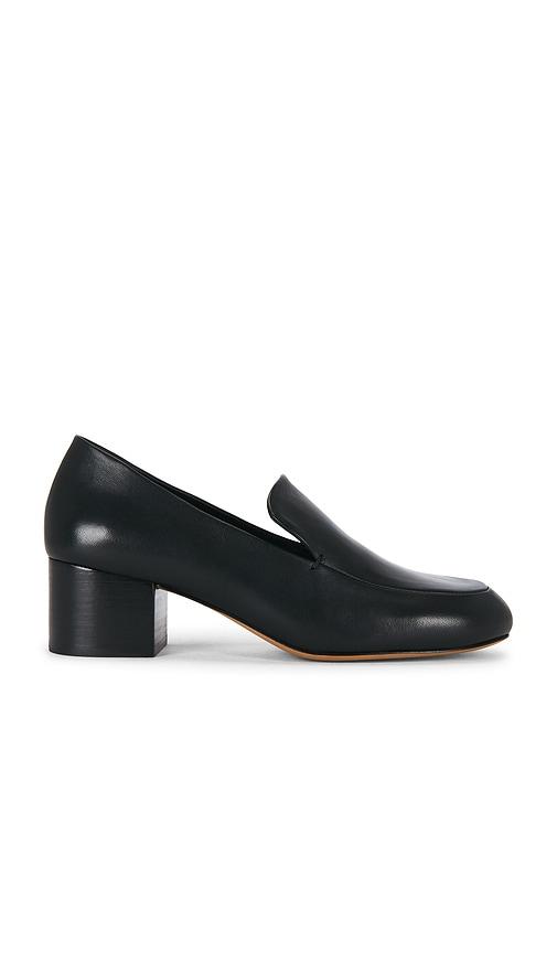 mansur gavriel wren heeled loafer in black. - size 36 (also in 38, 39, 40)