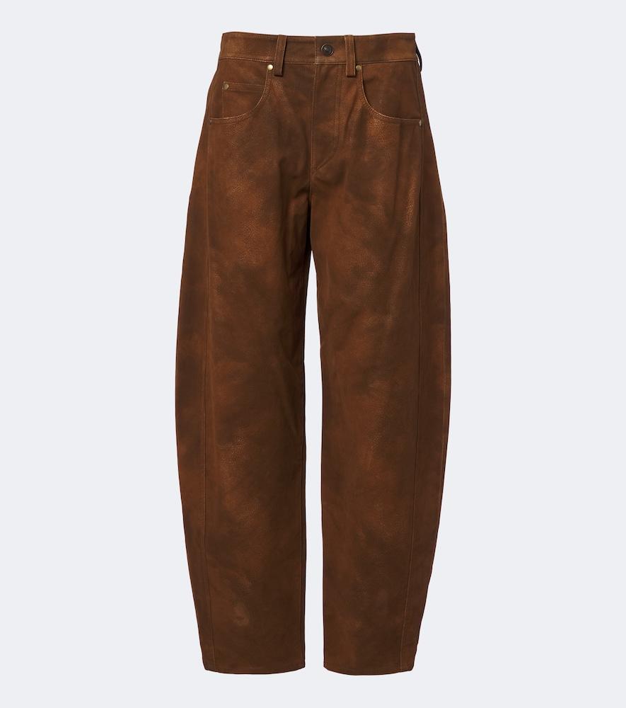 marant etoile belky barrel-leg pants