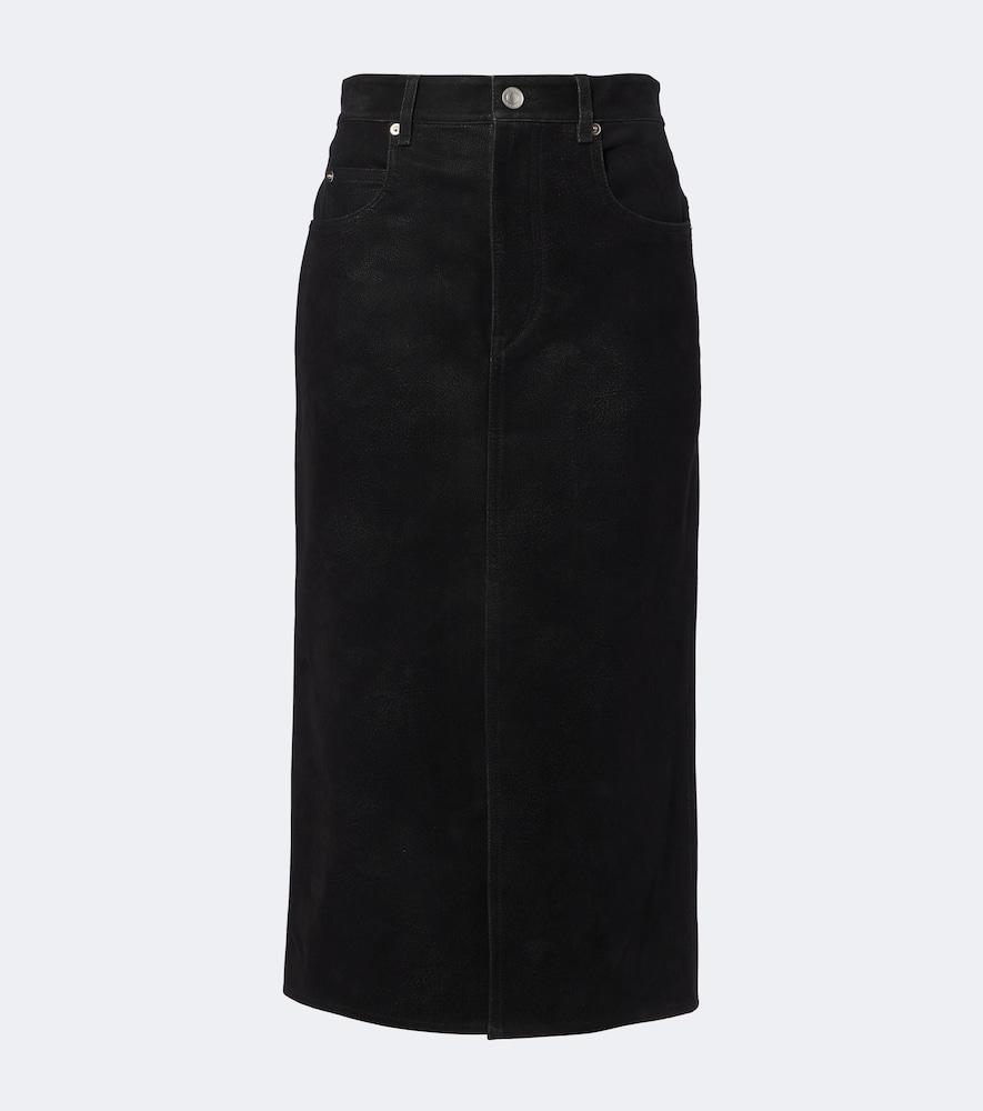 marant etoile bisane midi skirt