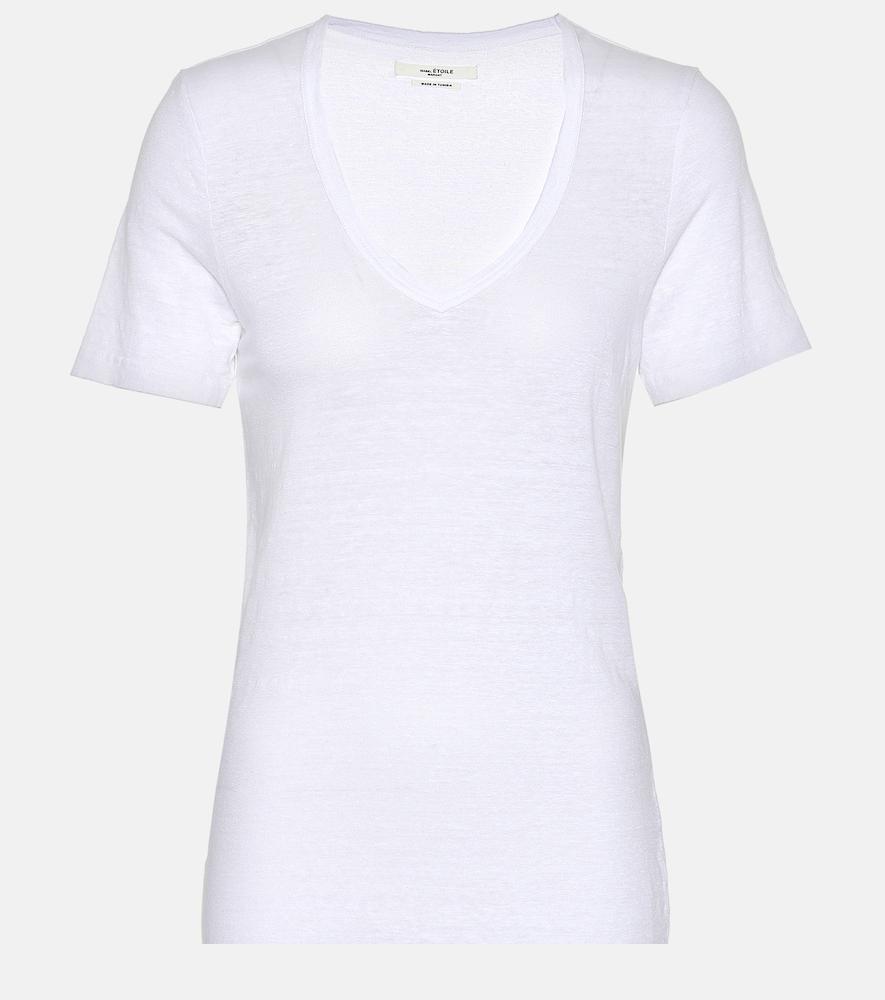 marant etoile kranger linen t-shirt