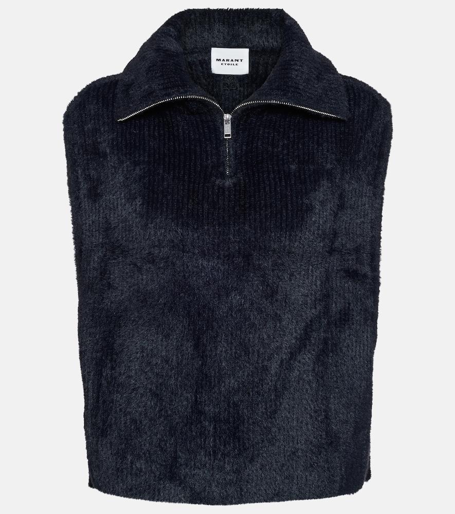 marant etoile milie high-neck sweater vest