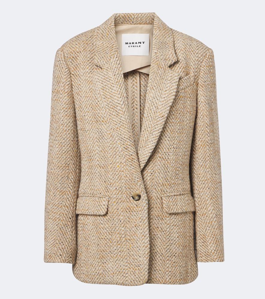 marant etoile parly herringbone jacket