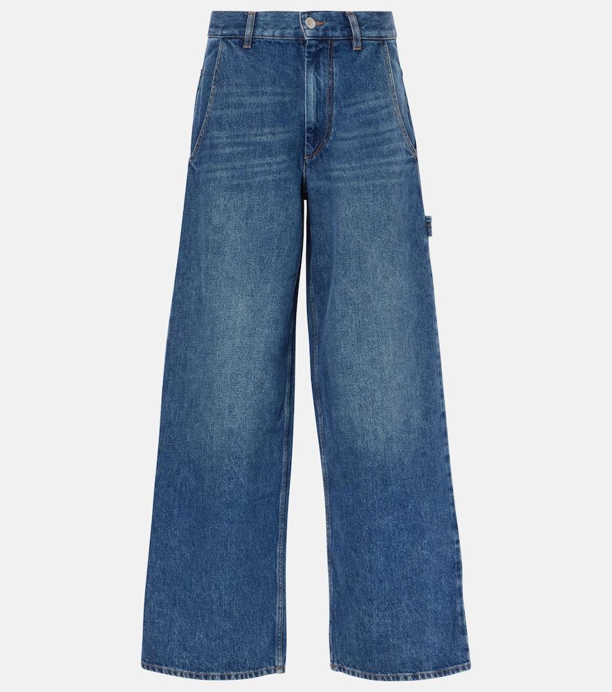marant etoile solene wide-leg jeans