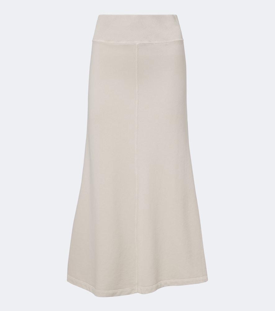 marant etoile solkia cotton jersey maxi skirt