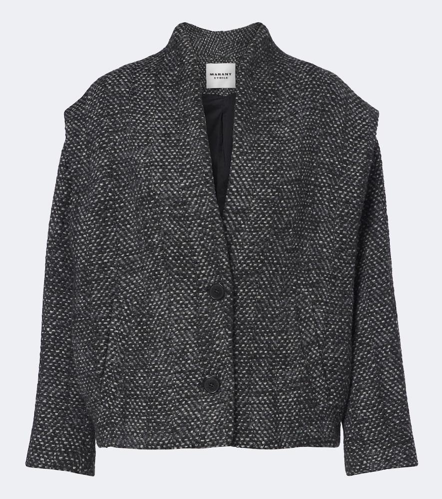 marant etoile tweed jacket