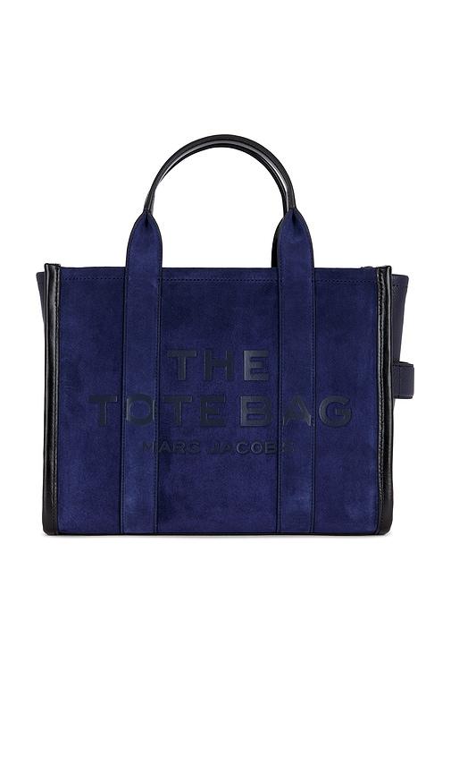 marc jacobs the medium tote bag in navy.