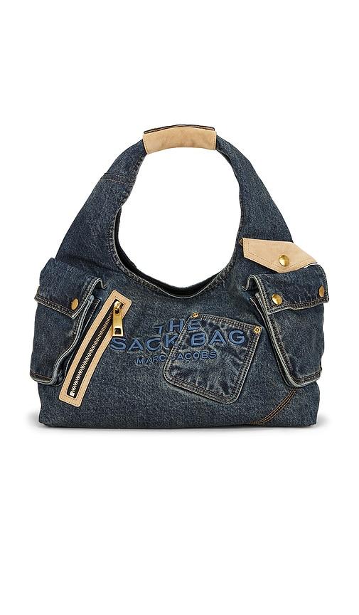 marc jacobs the sack in denim-dark.