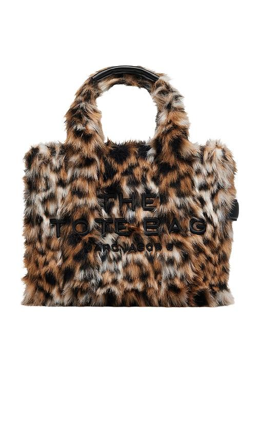 marc jacobs the small tote fur bag in brown.
