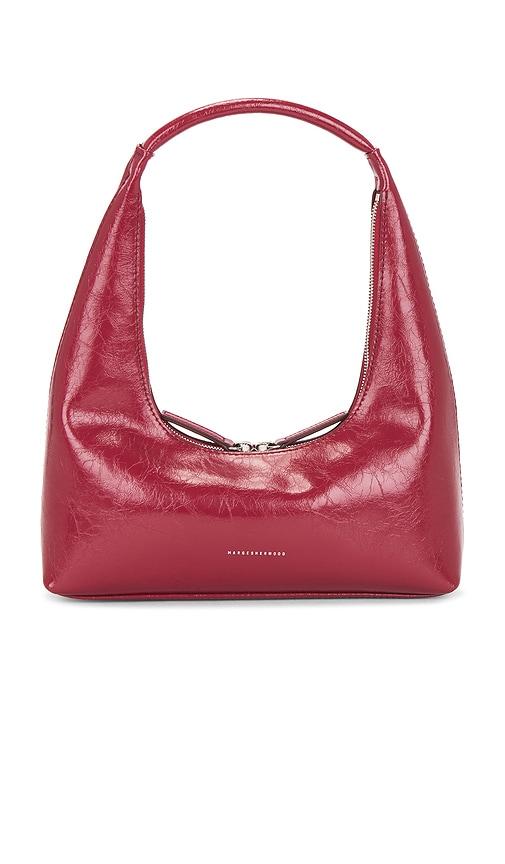margesherwood hobo shoulder bag in red.