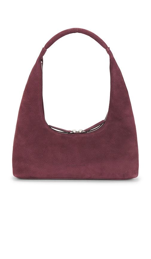 margesherwood hobo shoulder bag in wine.