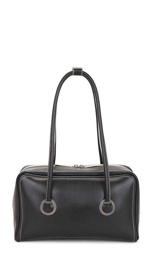 margesherwood soft boston bag in black.