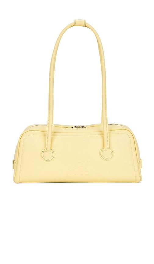 margesherwood soft boston east west bag in lemon.