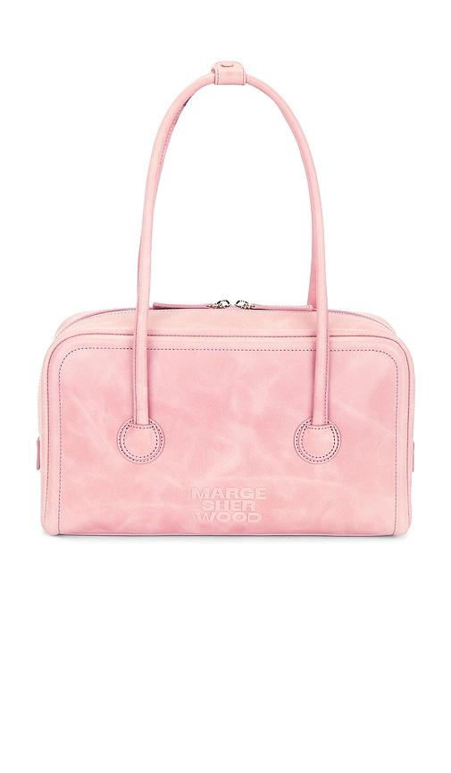 margesherwood soft boston small bag in pink.