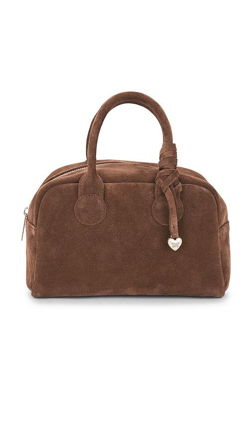 margesherwood soft bowling bag in brown.