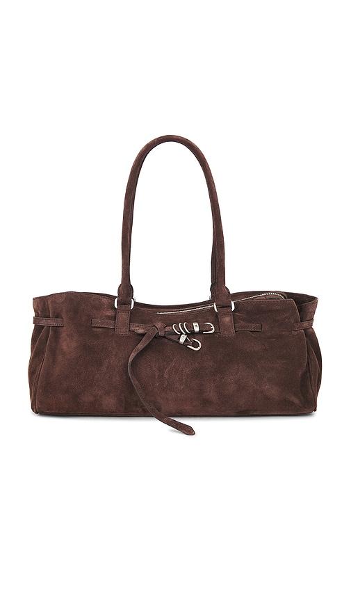 margesherwood soft grandma shoulder bag in brown.