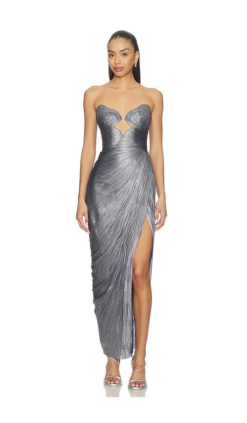 maria lucia hohan amisha dress in navy. - size 38/6 (also in 42/10)