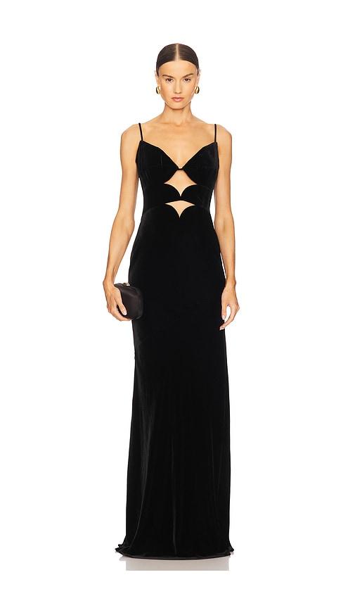 maria lucia hohan fatma gown in black. - size 36/4 (also in 40/8)