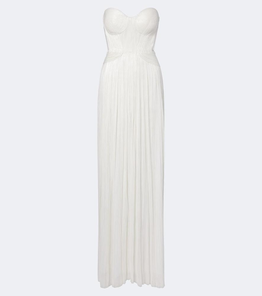 maria lucia hohan kamina cutout silk tulle bustier gown