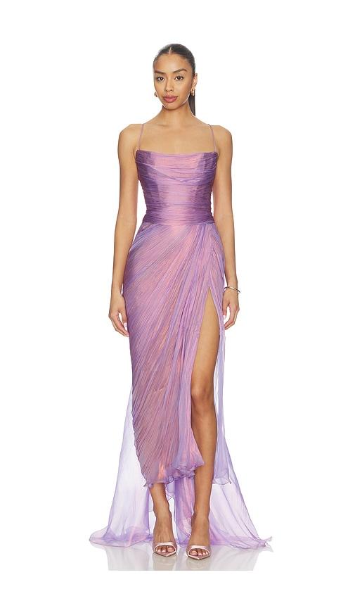 maria lucia hohan rio dress in purple. - size 42/10 (also in 44/12)