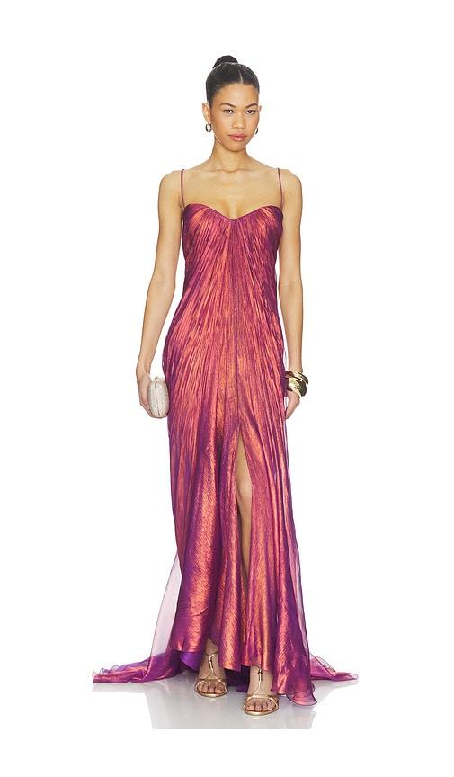 maria lucia hohan victoria dress in peach. - size 34/2 (also in 38/6)