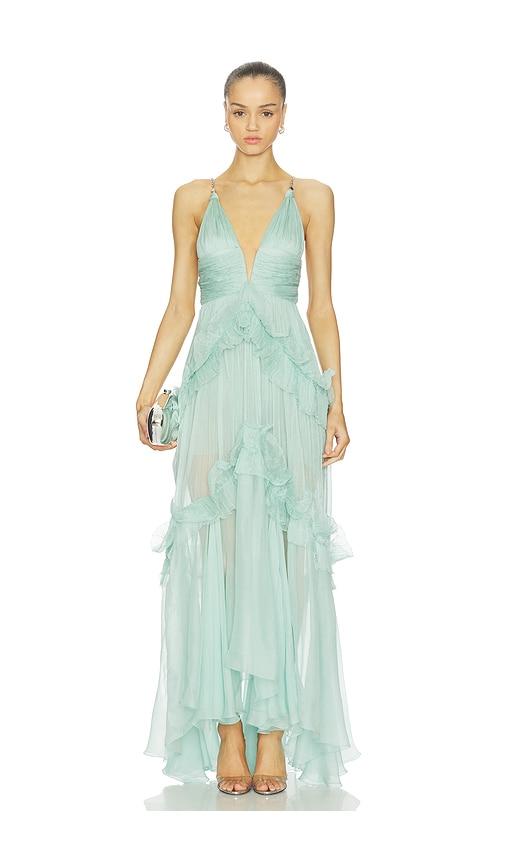 maria lucia hohan yarinna dress in green. - size 34/2 (also in 38/6)