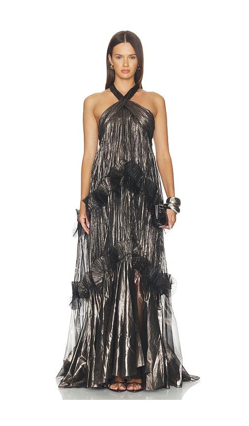 maria lucia hohan zadie dress in grey. - size 34/2 (also in 36/4, 38/6)