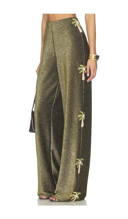 mariandree gaitan adriana pant in green. - size s (also in xs)