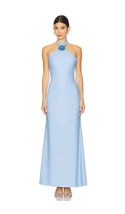 mariandree gaitan daria dress in baby blue. - size m (also in s, xs)
