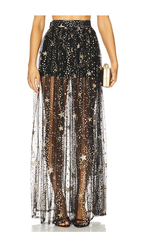 mariandree gaitan emily maxi skirt in black. - size l (also in xs, m)