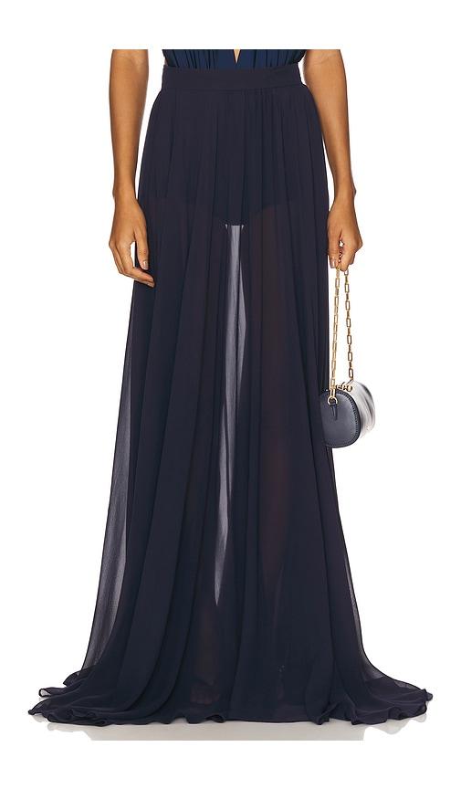mariandree gaitan ivy maxi skirt in navy. - size s (also in xs)