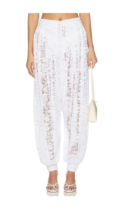 mariandree gaitan lia pant in white. - size l (also in s, m)