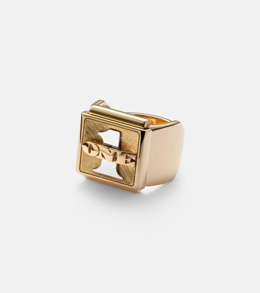 marie lichtenberg buck small 18kt yellow and white gold ring