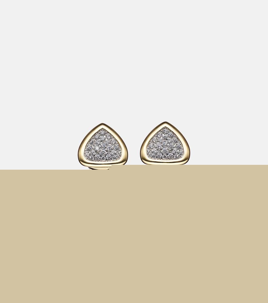 marina b trisola 18kt gold earrings with diamonds