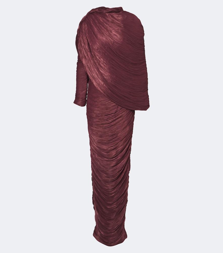 marmar halim caped draped gown