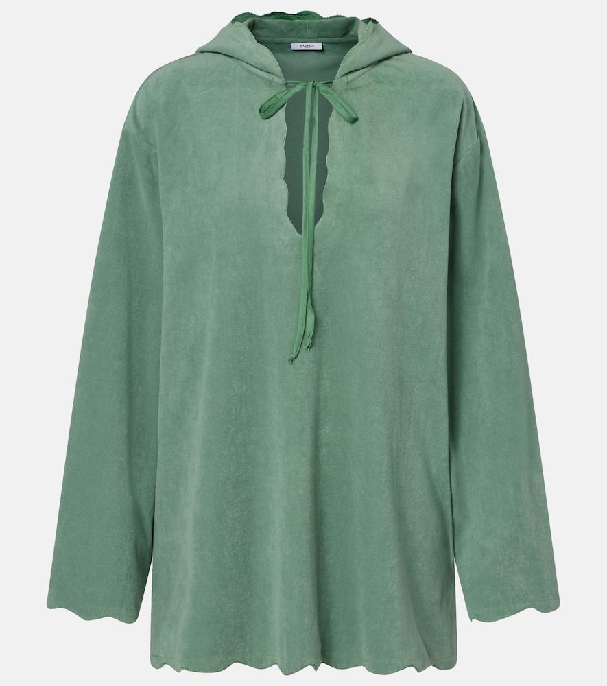 marysia baughman cotton-blend terry top