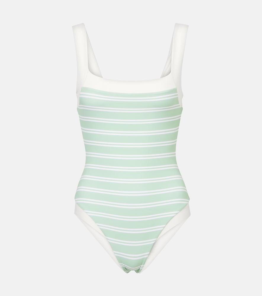 marysia bianco striped swimsuit