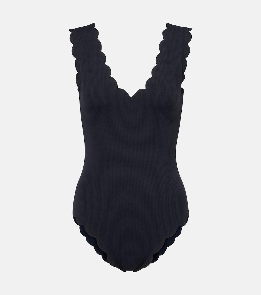marysia charleston scalloped reversible swimsuit