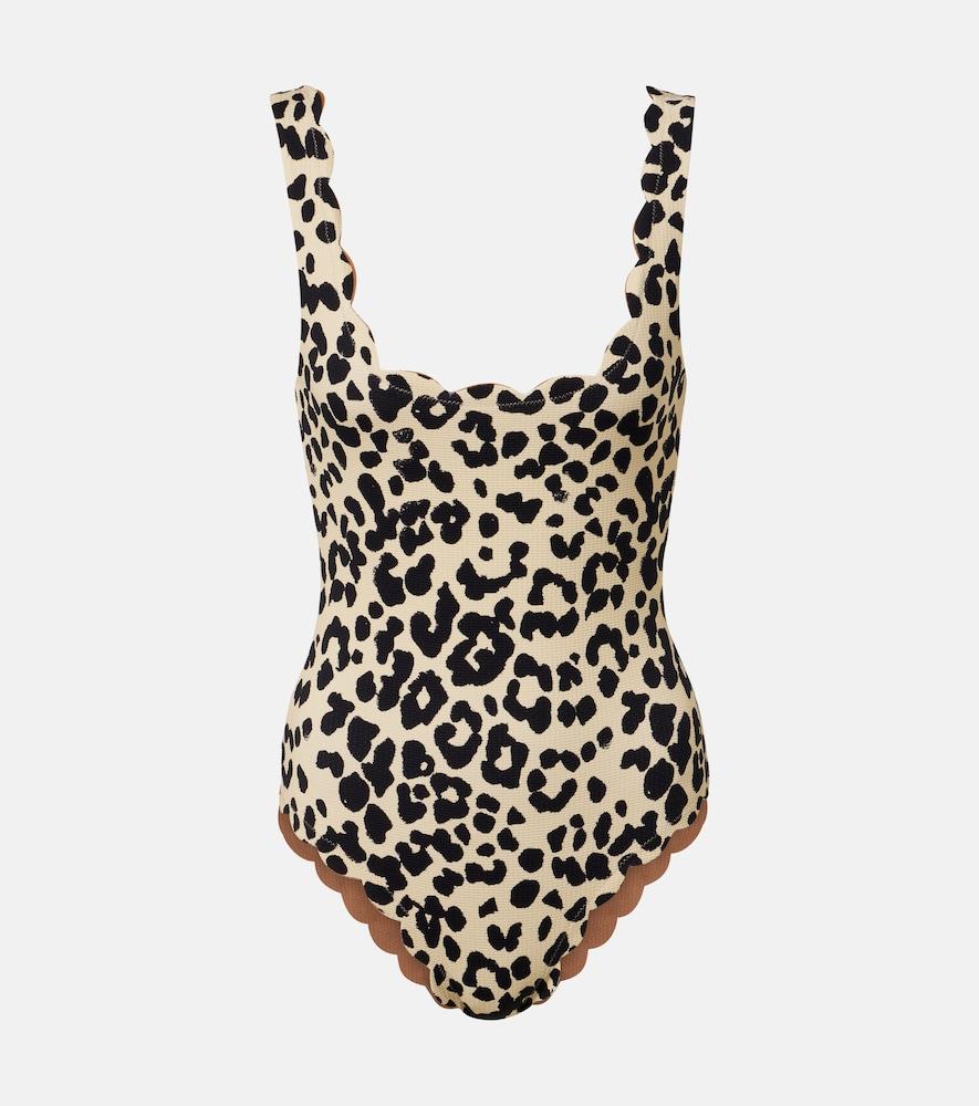marysia palm springs leopard-print swimsuit