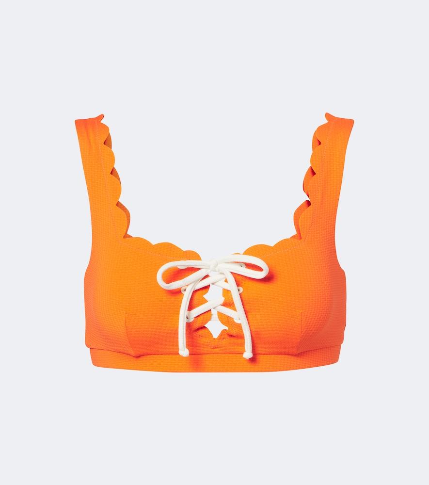 marysia palm springs scalloped bikini top